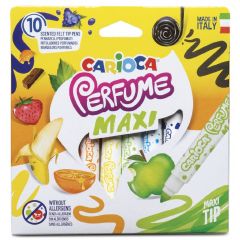 Carioci lavabile, Carioca lavabila, parfumata, 10 culori/cutie, CARIOCA Perfume Maxi - autograf.ro