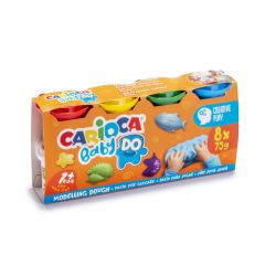 Articole creative Spin Master Plus Plus WOW! STUFF Edtech Sheaffer Carioca CRAYOLA, Plastilina, 8 culori x 75 g/set, CARIOCA Baby - autograf.ro