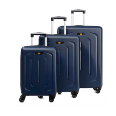 Caterpillar, Set 3 trollere CATERPILLAR Cargo Sculpted, 35L, 59L, 92L, ABS+PC - midnight blue - autograf.ro