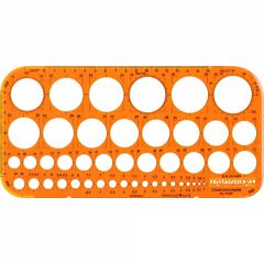 Instrumente proiectare Standardgraph, Sablon Cercuri Standardgraph 1-36 mm No 1315 F - autograf.ro