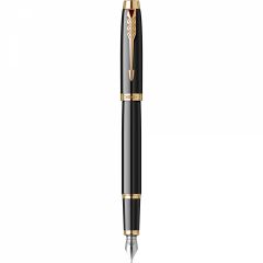 Rechizite scolare smart Parker, Stilou Parker IM Royal Standard Black Lacquer GT - autograf.ro