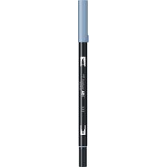Markere Tombow, Marker Dual Brush Watercoloring Tombow ABT 533 Peacock Blue - autograf.ro