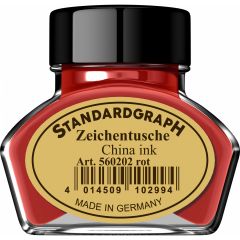 Caligrafie Scrikss Standardgraph, Tus 30 ml Standardgraph Red - autograf.ro