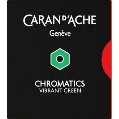 Cerneala, patroane si rezerve GRAF VON FABER-CASTELL Caran dAche, Set 6 Cartuse Standard Size International Caran dAche Chromatics Vibrant Green - autograf.ro