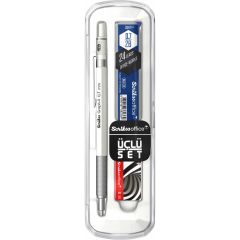 Creioane mecanice Standardgraph Iternet GRAF VON FABER-CASTELL Scrikss EBERHARD FABER Silka, Set Creion Mecanic 0.7 Scrikss Graph-X Ivory CT - autograf.ro