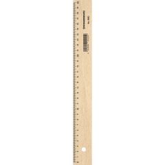 Produse pentru geometrie, desen tehnic Standardgraph, Rigla plata lemn cu insertie otel Standargraph Timber 30 cm - autograf.ro
