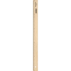 Produse pentru geometrie, desen tehnic Standardgraph, Rigla plata lemn cu insertie otel Standargraph Timber 50 cm - autograf.ro