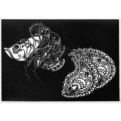 Creioane colorate Acvila, Plansa de Catifea pentru Colorat Acvila Contrast Velvet Marin 1 - autograf.ro