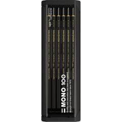 Creioane  Carioca Tombow, Set 12 Creioane Grafit Tombow MONO 100 Black 8H - autograf.ro