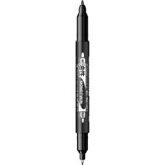 Markere Tombow, Marker Permanent Outline Fine Tip Tombow Mono Twin Black - autograf.ro