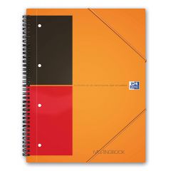 Caiete cu spirala Oxford, Caiet cu spirala A4+, OXFORD Int. Meetingbook, 80 file-80g/mp, Scribzee, 4 perf, coperta PP-dictando - autograf.ro