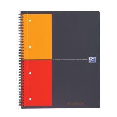 Caiete cu spirala Oxford, Caiet cu spirala A4+, OXFORD Int. Activebook, 80 file - 80g/mp, Scribzee, coperta PP - mate - autograf.ro