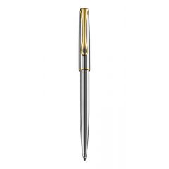 Diplomat, Pix easyflow Diplomat Traveller - stainless steel gold - autograf.ro