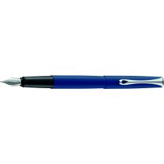 Diplomat, Stilou Diplomat Esteem, cu penita F, din otel inoxidabil - lapis blue - autograf.ro