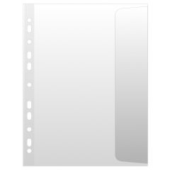 Raspundel Istetel, Folie protectie documente A4, cu clapa laterala, 100 microni, 10/set, DONAU - transparent - autograf.ro