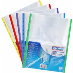 Raspundel Istetel, Folie protectie cristal, margine color, 40 microni, 25 folii/set, 1 cul/set, DONAU - diverse culori - autograf.ro