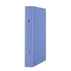 Caiete mecanice Donau, Caiet mecanic A5, plastifiat PP, 2 inele - D20mm, DONAU - albastru - autograf.ro