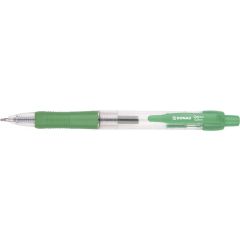 Pixuri Leitz Donau, Pix cu gel, mecanism retractabil, rubber grip, 0.5 mm, cerneala rezistenta la apa, DONAU - verde - autograf.ro