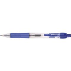 Pixuri cu gel DELI Donau, Pix cu gel, mecanism retractabil, rubber grip, 0.5 mm, cerneala rezistenta la apa, DONAU - albastru - autograf.ro