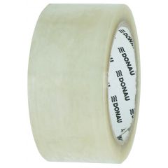 Raspundel Istetel, Banda adeziva 48mm x 60 m, 46 microni, pe baza de solvent, DONAU - transparent - autograf.ro