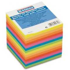 Raspundel Istetel, Cub hartie 90x90x90mm, 700 file - lipite pe o latura, DONAU - hartie culori asortate - autograf.ro