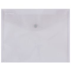 Raspundel Istetel, Mapa PP protectie documente A5 landscape, inchidere cu capsa, 10/set, DONAU - fumuriu - autograf.ro