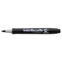 Artline, Marker ARTLINE Decorite, varf flexibil (tip pensula) - negru - autograf.ro
