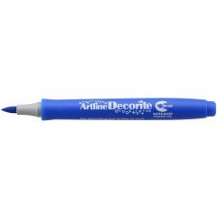 Artline, Marker ARTLINE Decorite, varf flexibil (tip pensula) - albastru - autograf.ro