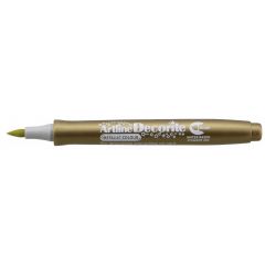 Raspundel Istetel, Marker ARTLINE Decorite, varf flexibil (tip pensula) - auriu - autograf.ro