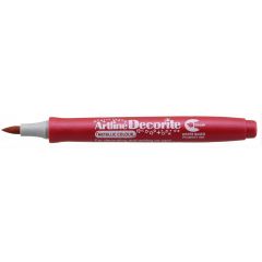 Raspundel Istetel, Marker ARTLINE Decorite, varf flexibil (tip pensula) - rosu metalizat - autograf.ro