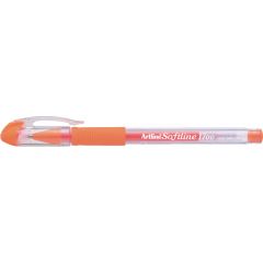 Artline, Pix cu gel ARTLINE Softline 1700, rubber grip, varf 0.7mm - portocaliu fluorescent - autograf.ro