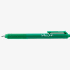 Pixuri Leitz Artline, Pix cu gel ARTLINE J-Pop Eco Green, rubber grip, varf 0.7mm - verde - autograf.ro