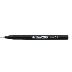 Artline, Liner ARTLINE 200, varf fetru 0.4mm - negru - autograf.ro