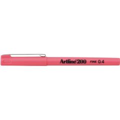 Artline, Liner ARTLINE 200, varf fetru 0.4mm - roz - autograf.ro