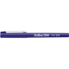 Markere, Liner ARTLINE 200, varf fetru 0.4mm - mov - autograf.ro