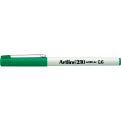 Artline, Liner ARTLINE 210, varf fetru 0.6mm - verde - autograf.ro
