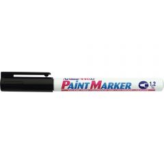 Carioci cu vopsea, Marker cu vopsea ARTLINE 440XF, corp metalic, varf rotund 1.2mm - negru - autograf.ro