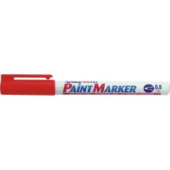 Artline, Marker cu vopsea ARTLINE 444XF, corp metalic, varf rotund 0.8mm - rosu - autograf.ro