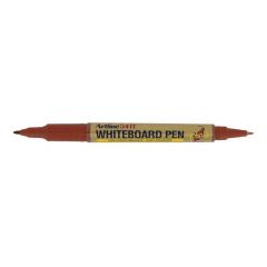 Markere, Marker pentru tabla de scris ARTLINE 541T, doua capete - varfuri rotunde 0.4mm/1.0mm - maro - autograf.ro