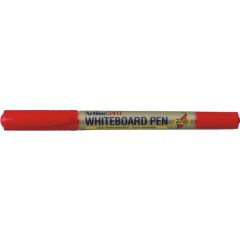 Artline, Marker pentru tabla de scris ARTLINE 541T, doua capete - varfuri rotunde 0.4mm/1.0mm - rosu - autograf.ro