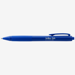Pixuri Leitz Artline, Pix ARTLINE Orb Eco Green, rubber grip, varf 1.0mm - albastru - autograf.ro