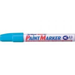Carioci cu vopsea, Marker cu vopsea ARTLINE 400XF, corp metalic, varf rotund 2.3mm - bleu - autograf.ro