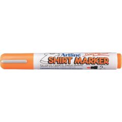 Raspundel Istetel, T-Shirt marker ARTLINE, corp plastic, varf rotund 2.0mm - portocaliu fluorescent - autograf.ro