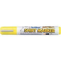 Raspundel Istetel, T-Shirt marker ARTLINE, corp plastic, varf rotund 2.0mm - galben fluorescent - autograf.ro