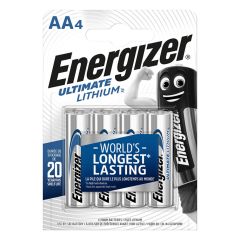 Leitz Energizer, Baterii Ultimate Lithium, AA, L91, 1.5V, 4 buc/set, Energizer - autograf.ro