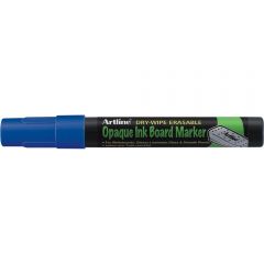 Artline, Marker cu cerneala opaca, ARTLINE, pentru table de scris, varf 2.0mm - albastru - autograf.ro