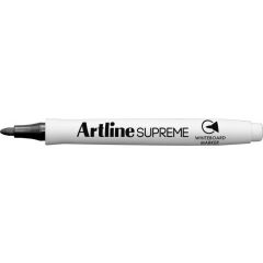 Markere Artline, Marker pentru tabla de scris ARTLINE Supreme - Dry safe ink, varf rotund 1.5mm - negru - autograf.ro