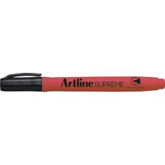 Raspundel Istetel, Textmarker ARTLINE Supreme, varf tesit 1.0-4.0mm - rosu fluorescent - autograf.ro