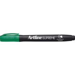 Artline, Permanent marker ARTLINE Supreme, corp plastic, varf rotund 1.0mm - verde - autograf.ro