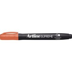 Artline, Permanent marker ARTLINE Supreme, corp plastic, varf rotund 1.0mm - portocaliu - autograf.ro